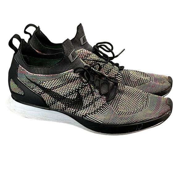 Nike Air Zoom Mariah Flyknit Racer Black Running Sneaker Athletic Shoe Men 15 - Picture 1 of 8